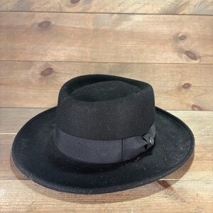 Jaxon Hats English Derby Bowler Hat felt Wool Classic steampunk vintage style L